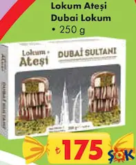 LOKUM ATEŞİ DUBAİ LOKUM 250 G